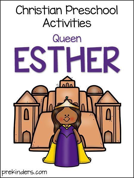 Queen Esther Pre-K Activities Queen Esther Activities Preschool, Esther Preschool Activities, Queen Esther Crafts For Kids, Esther Bible Crafts, Queen Esther Bible Story, Queen Esther Bible, Esther Bible Study, Bible Story Activities, Esther Bible