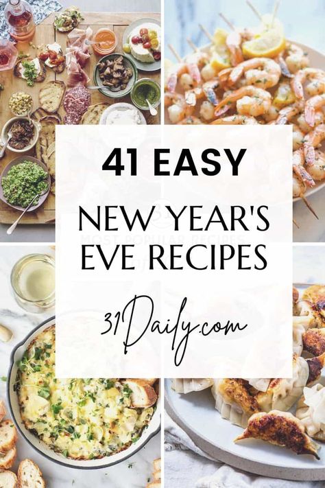 New Year Eve Snack Ideas, Nye Appetizers, Avocado Hummus Recipe, New Years Eve Snacks, Festive Snacks, Nye Food, New Years Eve Party Ideas Food, Nye Dinner, 31 Daily