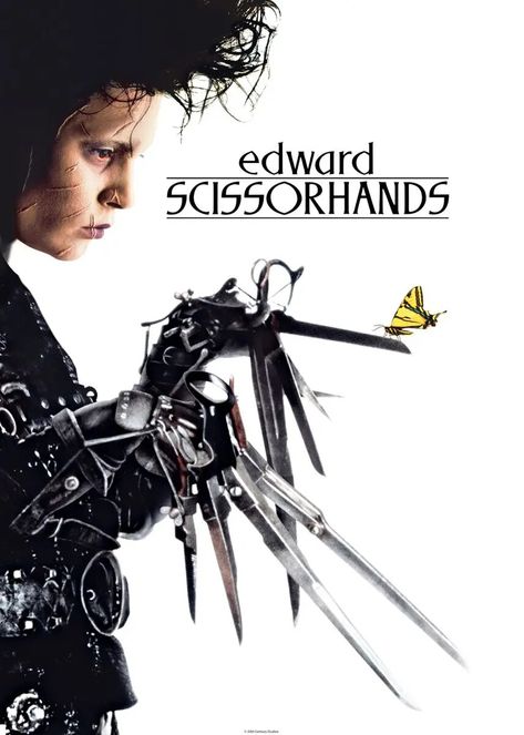 Edward Scissorhands, Johnny Depp, Johnny Depp Edward Scissorhands, Edward Scissorhands Movie, Wall Film, Film Art, Vintage Wall, Vintage Walls, Movie Poster