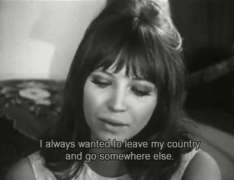 Anna Karina Anna Karina Quotes, Movie Captions, Anna Paul, French New Wave, French Movies, Anna Karina, Jean Luc Godard, Four Letter Words, French Cinema