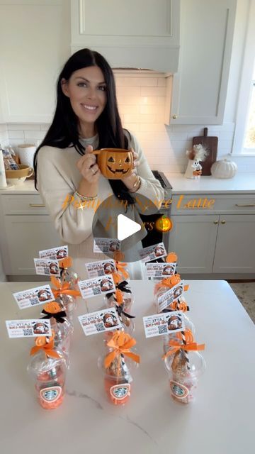 Amanda Albrecht your Real Estate Bestiee on Instagram: "Nothing says fall like a Pumpkin Spice Latte! Make these fun favors for your next fall event, party or open house! 

I customized clear coffee cups with (coffee and Real Estate advice) added tissue paper, Pumpkin Spice instant latte, pumpkin candies and personalized welcome to our open house fall flavor chapstick! 

Full breakdown in stories! 

Comment LATTE below I’ll send you the tag, label and shopping list! 

Love my marketing? Join me Thursday for 25 ways to get listings where I will break down fun and unique marketing you can use to get leads for listing appointments! 
.
.
.
#latte #psl #pumpkinspicelatte #partyfavors #pumpkinspiceandrealestateadvice #realtor #realtormarketing #realestateagent #realtorcommunity #realtorlife #rea Fall Pop Up Shop Ideas, Open House Marketing Ideas, Fall Open House Ideas, Open House Ideas Real Estate Snacks, Fall Marketing Ideas, Open House Ideas Real Estate, Pumpkin Candies, Clear Coffee Cups, Fall Teacher Gifts