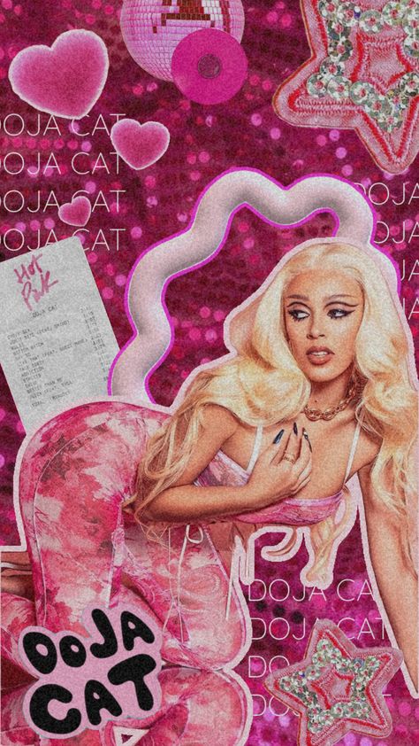 #dojacat #dojacatshuffle #collageart #fyp #shufflefyp #bosslady #wallpaper #pink #hotpink #music #celebrity #aesthetic #inspo #madebyyuhma #pintrest #popular #viral #like #gritty #newseries #vibes Doja Cat Wallpaper, Cat Collage, Celebrity Aesthetic, Wallpaper Pink, Cat Aesthetic, Cat Wallpaper, Doja Cat, New Series, Boss Lady