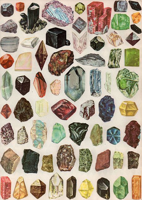 Mineral poster Types Of Rocks, Botanisk Illustration, John Bauer, Seni Vintage, Geology Rocks, Junji Ito, Iphone Design, Scientific Illustration, Rocks And Gems