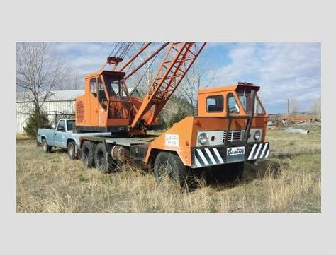 1971 Shield Bantam Crane and T350 for sale by owner on Heavy Equipment Registry  http://www.heavyequipmentregistry.com/heavy-equipment/16414.htm Work Trucks, Vintage Motorcycle Posters, Construction Machines, Motorcycle Posters, Truck Cranes, For Sale By Owner, Construction Vehicles, Heavy Lifting, Work Truck