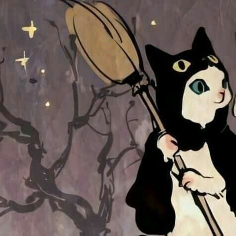 cat,, halloween,, pfp,, icon,, matching Cute Halloween Pfp, Halloween Profile Pics, Helloween Wallpaper, Fall Anime, Duos Icons, Anime Halloween, Desain Signage, Matching Halloween, Witch Cat