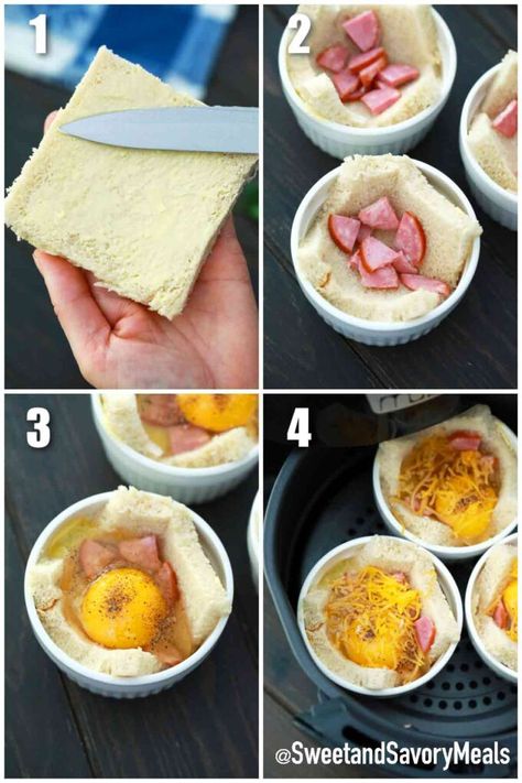 Breakfast Ham Cups, Chicken Tortilla Soup Easy, Egg Bites Recipe, Homemade Buffalo Sauce, Oven Recipe, Over Easy Eggs, Egg Muffin, Savory Meals, Air Fryer Oven Recipes