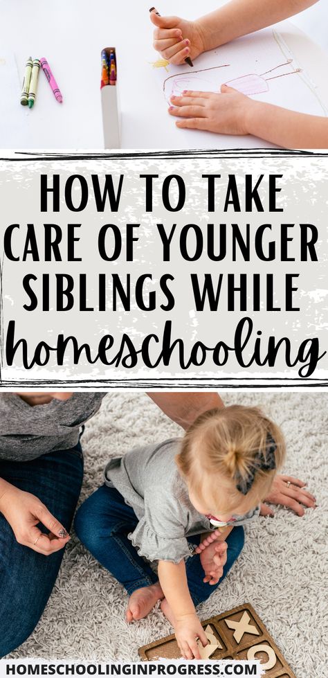 One of the hardest parts of homeschooling is trying to homeschool when you have younger siblings too. Learn tips and activities to keep your younger children busy and happy while you homeschool older kids. Homeschooling with a baby, toddler, or preschooler can be difficult. Use these ideas to help you homeschool with little kids. Homeschooling With A Toddler, Entertaining Toddlers, Homeschool Binder, Raising Arrows, How To Homeschool, Teachers Room, Keeping Kids Busy, Handwriting Activities, Toddler Homeschool