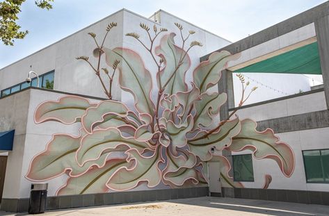 Flower Mural, Dimensional Art, Building Painting, Animal Mural, Colossal Art, Kaohsiung, Giant Flowers, Lodz, Mural Floral