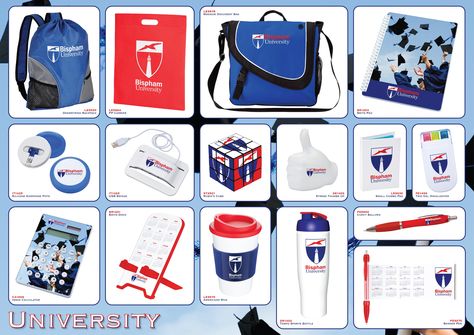 Promotional Merchandise for Universities and Colleges College Merchandise Ideas, College Merch Ideas, School Merchandise Ideas, University Merch, College Merchandise, College Merch, University Merchandise, Company Swag, Promotional Merchandise