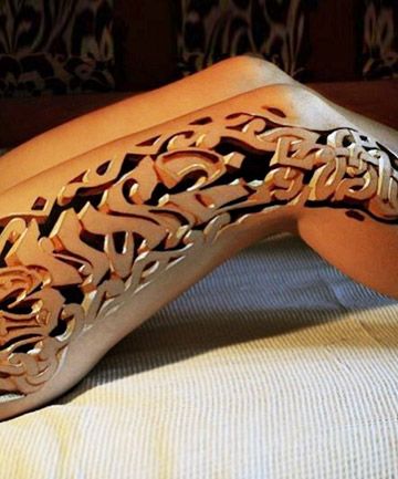 Good First Tattoos, Best 3d Tattoos, Tatoo 3d, Amazing 3d Tattoos, Best Tattoo Ever, Optical Illusion Tattoo, O Tattoo, Leg Tattoos Women, Weird Tattoos