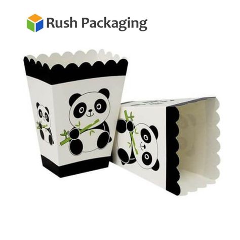 Custom Popcorn Boxes Custom Popcorn Boxes, Popcorn Packaging, Animal Plates, Box Print, Popcorn Boxes, Popcorn Party, Panda Party, Diy Xmas Gifts, Balloon Ribbon