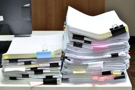 Pile of Documents royalty free stock image Paperwork Aesthetic, Documents Aesthetic, Filing System, Art Black, Business Women, Stock Images Free, Flamingo, Photo Image, Abstract Art