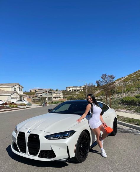 @sahlt_ on Instagram: “From me to me🥳BMW M4 Competition🤍” Bmw M4 White, From Me To Me, Bmw M4 Competition, White Bmw, Me To Me, M4 Competition, Bmw Girl, Baby Blue Aesthetic, Bmw M4