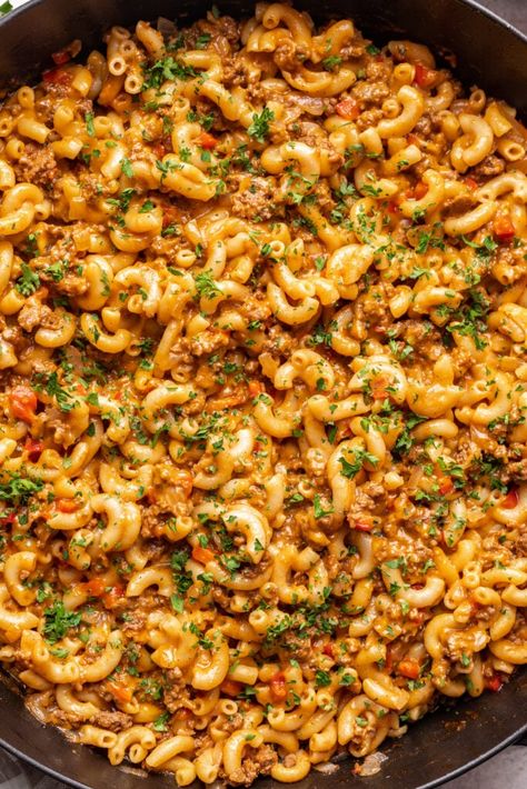 One Pot Sloppy Joe Pasta - Life is but a Dish Sloppy Joe Pasta, Sloppy Joes Pasta, Mince Dishes, Sloppy Joe Casserole, Stove Top Recipes, Pasta Casserole, Pasta Dinner Recipes, Sloppy Joe, Delish Recipes