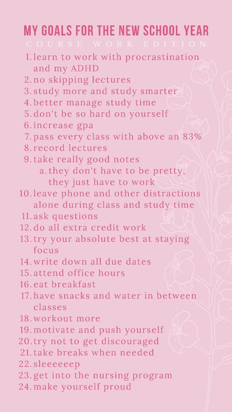 Goals For School Student, My Goals For The School Year, How To Start The School Year Right, New Academic Year Motivation, Things To Do Junior Year Of High School, Planning For School, Goals For Freshman Year Of High School, College Sophomore Year, Academic Goals List