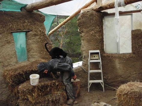 Introduction to Cob: The Ancient, Natural, Tiny House Building Method with Dave Olsen Nature, Cob House Kitchen, Cob House Interior, Tiny House Building, Cob Building, Cob House, Home Tattoo, Energy Efficient Homes, Humble Abode