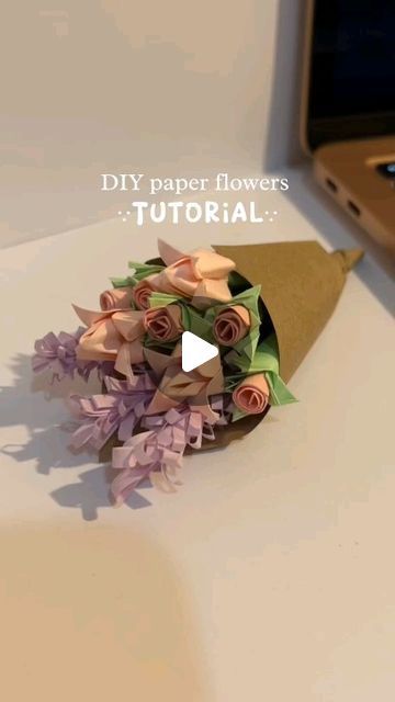 Diy & craft on Instagram: "Diy flower bouquet 💐💐💐

#diy #diycrafts #papercrafts #paperflowers #diyideas #surprise #paper #love #cardmaking #grif #surprise #reels #instagram #explore #instagram #instagramreels #ideas #surprisebox #homemade #homemade #day #viralsong #flowers #butterfly #beautiful #diyprojects #diyideas #paperbox #weddinggift" Diy Paper Flowers Tutorial, Butterfly Beautiful, Flowers Butterfly, Spring Crafts For Kids, Reels Instagram, Easter Decorations Kids, Easy Diy Gifts, Easter Decorations Christian, Paper Towel Roll Crafts