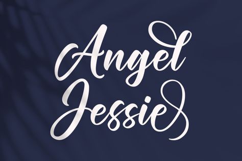 Download Angel Jessie font for iOS, Android, macOS, or Windows for free, or you can buy the full version with a commercial license here. Angel Jessie is a unique and elegant script font. It looks beautiful on a variety of designs requiring a personalized style, such as wedding invitations, thank you cards, greeting cards, logos, […] The post Angel Jessie Font appeared first on FreeFontDL. Logos, Blog Font, Elegant Script Fonts, Free Script Fonts, Creative Fonts, Font Generator, Cards Greeting, Font Free, Sans Serif Fonts