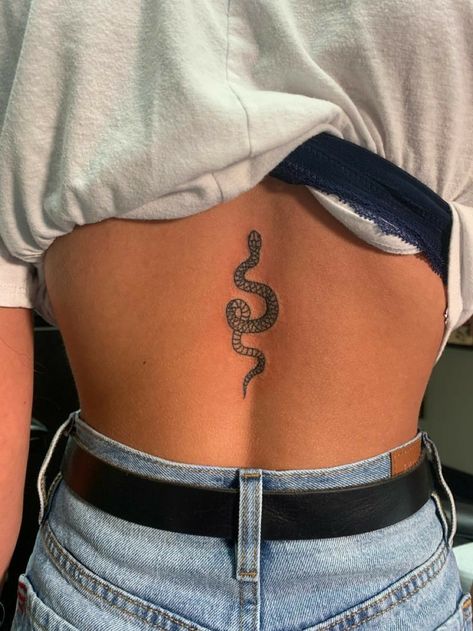 Inspiration Tattoos, Spine Tattoos For Women, Stylist Tattoos, Cute Tattoos For Women, Classy Tattoos, Discreet Tattoos, Dainty Tattoos, Spine Tattoos, Snake Tattoo