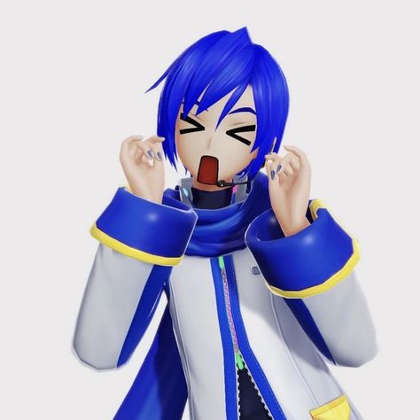 Kaito Official Art, Kaito Icon Vocaloid, Kaito Vocaloid Icons, Kaito Pjsk, Kaito Vocaloid, Kaito Shion, Vocaloid Kaito, Vocaloid Characters, Weird Images