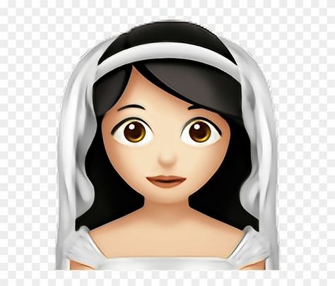 Wedding Emoji, Bride Cartoon Images, Iphone Png, Sick Emoji, Iphone Emoji Girl, Bride Vector Illustration, Bride Clipart Illustrations, Memoji Girl Ios, Sparkle Emoji