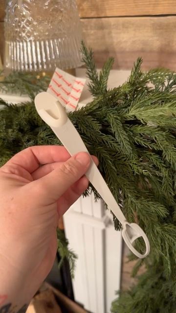 How To Hang Christmas Garland On A Mantle, How To Hang Stockings On Stairs, Ways To Hang Garland, Hanging Stockings On Mantel, How To Hang Garland Around Mirror, Hanging Garland Around Door, Hang Garland Around Door, How To Hang Garland On Mantle, Hanging Garland Around Mirror