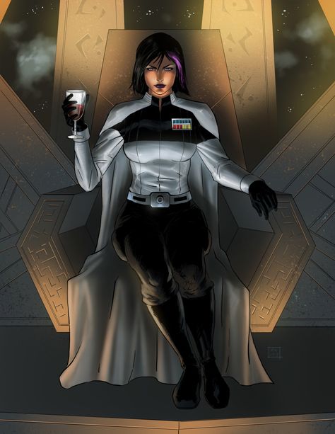 Selika on the Thone (Commission) by KaRolding on @DeviantArt Imperial Officer Art, Female Imperial Officer, Imperial Officer, Sith Empire, Star Wars Sith, Star Wars Characters Pictures, Star Wars Concept Art, Star Wars Empire, Star Wars Rpg