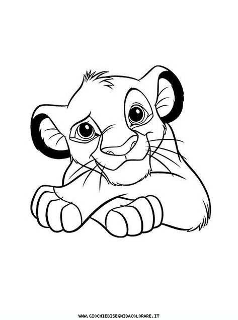 re_leone_08 Disegni da colorare gratis Lion King Tattoo, King Drawing, Lion King Drawings, Lion King Birthday, Disney Drawings Sketches, Lion King Art, Disney Art Drawings, Book Folding Patterns, Disney Coloring Pages