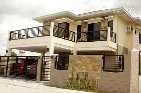 Modern House Philippines, Cavite Philippines, Tor Design, Philippines House, Philippines House Design, Philippine Houses, City Houses, 2 Storey House Design, 2 Storey House