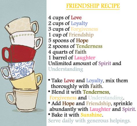 Friendship Recipe <3 Church Ladies Tea Party, Recipe For Friendship, Tea Party Activities, Scripture Tea, Friendship Recipe, Christian Women's Ministry, Friendship Group, Ladies Tea, Secret Sister