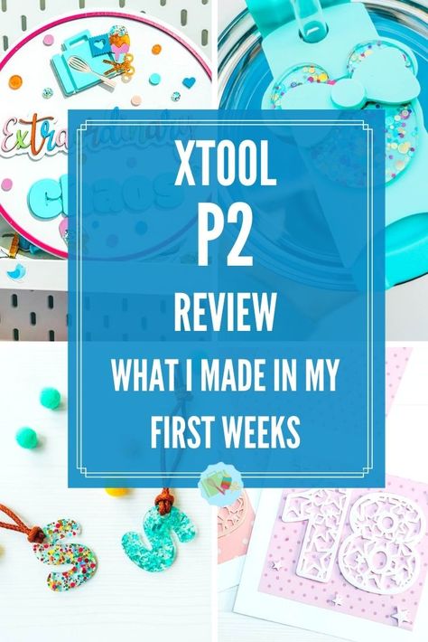 Review of the xTool P2 CO2 Laser Machine And My First Projects ⋆ Extraordinary Chaos Xtool P2 Project Ideas, Xtool Projects, Glowforge Machine, Corrugated Card, Welcome Home Signs, Laser Ideas, Laser Engraved Ideas, Wood Disc, Laser Engraving Machine