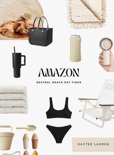 10 Neutral Amazon Finds For Your Beach Essentials This Summer Amazon Beach Essentials, Amazon Beach Finds, Amazon Beach Must Haves, Beach Essentials For Women, Amazon Summer Finds, Fitness Gift Guide, Beach Day Essentials, Beginner Full Body Workout, Beach Vacation Essentials