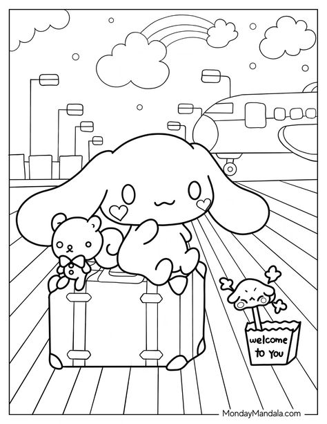 22 Cinnamoroll Coloring Pages (Free PDF Printables) Cinnamoroll Coloring Pages, Sanrio Coloring Pages, Sanrio Coloring, Cinnamoroll Sanrio, Hello Kitty Colouring Pages, Hello Kitty Printables, Kitty Coloring, Hello Kitty Coloring, Coloring Page Ideas