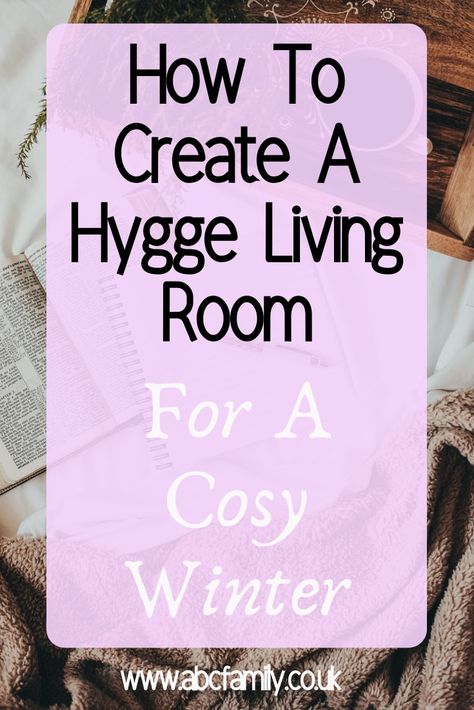 Bring a little hygge into your life this winter with a hygge living room. #hyggelivingroom #hygge #hyggeaesthetic #hyggehome #hyggedecor #hyggelifestyle #homedecorideas Hygge Family Room, Winter Hygge Decor, Hygge Home Inspiration, Hygge Living Room Ideas, Cosy Living Room Ideas, Hygge Living Room, Hygge Aesthetic, Winter Hygge, Hygge Book