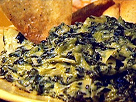 Collard Green and Artichoke Dip recipe from Patrick and Gina Neely via Food Network Hot Dips, Green Dip, Green Dips, Dips Recipes, Collard Greens Recipe, Collard Green, Artichoke Dip Recipe, Csa Recipes, Spinach Artichoke Dip