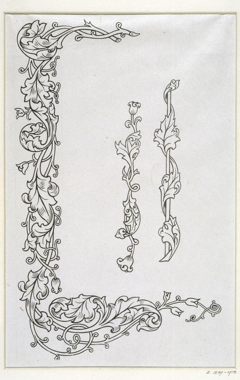 Print | hooper | Morris, William | V&A Explore The Collections William Morris Ornament, William Morris Border, William Morris Drawing, William Morris Illustration, William Morris Tattoo, Aesthetic Frames, Baroque Tattoo, Kelmscott Press, William Morris Patterns