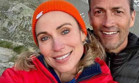 Amy Robach is never one to sit still for long, so it comes as no surprise that her latest... Andrew Shue, Amy Roberts, Amy Robach, Chamonix France, Sweet Pic, Europe Vacation, Good Morning America, Matching Tattoos, Ex Husbands