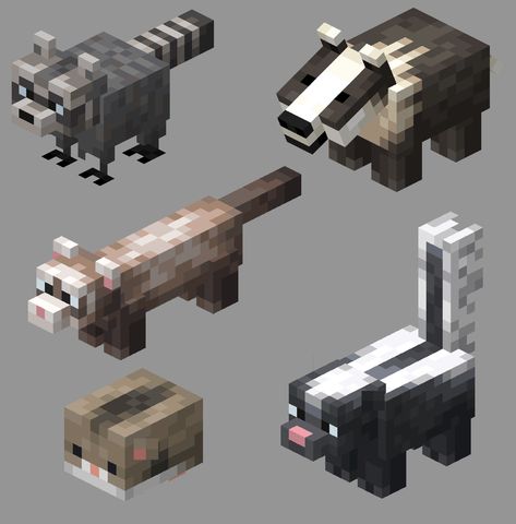 Minecraft Mobs Mod, Pixel Animals, Blockbench Models, Minecraft Rooms, Minecraft Models, Modded Minecraft, Project Mc, Minecraft Addons, Minecraft Idea