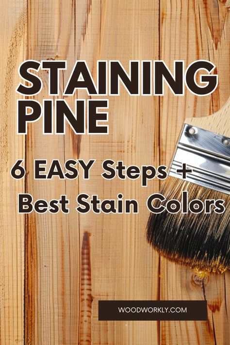 Unlock the secrets of staining pine wood to achieve beautiful and enduring finishes! Explore the characteristics of pine and learn how different staining techniques can enhance its natural beauty. From pre-conditioning to selecting the right stain, discover tips and tricks for achieving professional-quality results with pine. Elevate your woodworking projects with stunning stained pine creations. #PineWood #WoodStaining #DIYProjects #WoodFinishing Log Stain Colors Exterior, Pine Stain Colors Wood, Natural Pine Doors, Cabin Interior Stain Colors, Pine Stained Wood, Staining Knotty Pine Walls, Pine Wood Floor Stain Colors, Pine Flooring Stain Colors, Stain Pine To Look Like Cedar