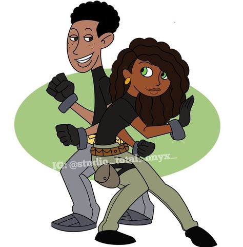 No photo description available. Black Kim Possible, Kim Possible And Ron Stoppable, Kim Possible And Ron, Ron Stoppable, Show Art, Black Couple Art, Black Cartoon Characters, Black Art Painting, Dope Cartoon Art