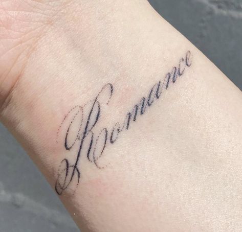 Romance Tattoo, Ephemeral Tattoo, Kylie Francis, Cursive Tattoos, Calligraphy Tattoo, Tattoo Script, Tattoo Portfolio, Dainty Tattoos, Simplistic Tattoos