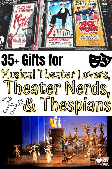 Theatre Gift Ideas, Girl Scout Gifts, Musical Theater Gifts, Books About Kindness, Cast Gifts, Kindness Gifts, Lego Gifts, Theatre Gifts, Drama Teacher