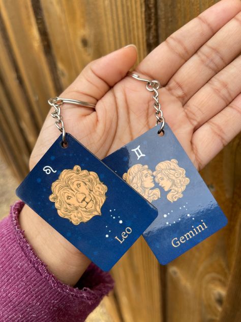 Cute zodiac sign keychains Small Business Aesthetic, Cute Zodiac, Business Aesthetic, Leo Gemini, Zodiac Sign, Keychains, Zodiac Signs, Astrology, Small Business