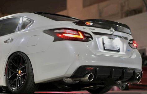 @akb_77 is running the Altima game with that custom exhaust and #stillen Rear Diffusor. Available here👇 https://bit.ly/STILLEN-Exterior #nissan #altima #nissanaltima #reardiffusor #upgrade 2016 Nissan Altima Mods, 2013 Nissan Altima Custom, 2015 Nissan Altima Custom, Nissan Altima Modified, Nissan Modified, Nissan Altima Custom, Nissan Sentra Custom, 2016 Nissan Altima, Nissan Altima 2016