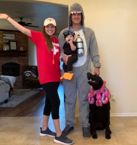 Family Scuba Costumes, Scuba Diving Family Costume, Scuba Costume Diy, Ocean Theme Family Costume, Baby Scuba Diver Costume, Baby Shark Family Costume, Shark Family Costume, Scuba Diving Costume, Scuba Costume