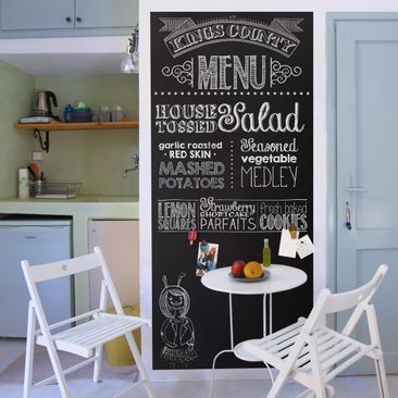 Cookie Parfait, Chalk Wall, Kitchen Splashbacks, House Salad, Magnetic Chalkboard, Tossed Salad, Brown Kitchens, Cafe Art, Memo Boards