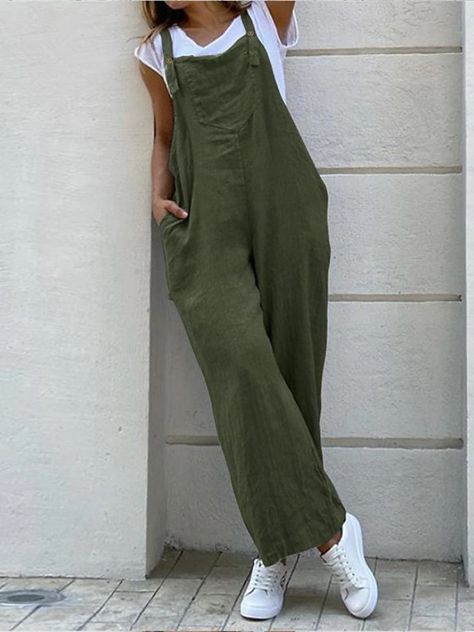 Long overalls outfit