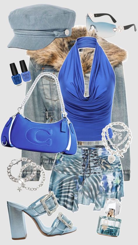 Outfit Inspo! #outfitinspo #outfit #outfitideas #style #fashion #fashioninspo #2000s #2000saesthetic #y2k #y2kaesthetic #bratz #aesthetic #aestheticgirl #cute #summer #blue #blueaesthetic #trending #fyp Bratz Summer, Bratz Outfit, Bratz Aesthetic, Summer Blue, Style Fashion, Summer Outfits, Outfit Inspo, Blue