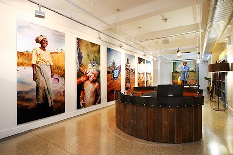 Charity: Water's Gorgeous NYC Digs Were Made Possible by Donations Charity Water, New York Office, Clean Drinking Water, Water Projects, Charity Organizations, Brand Marketing, Non Profit, Drinking Water, Office Space