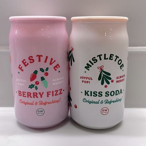 Dw Home Full Size Soda Pop Candles Festive Berry Fizz & Mistletoe Kiss Soda #Dwhome #Sodapopcandles #Festiveberryfizz #Mistletoekiss #Holidaycandles #Christmasscents #Seasonalfragrances #Fullsizecandles #Holidayhome #Christmasdecor #Festivearoma #Scentedcandles #Seasonalcandles #Holidayvibes #Christmasscent Christmas Decor Target, Dw Candles, Dw Home Candles, Girly Christmas Gifts, Cute Christmas Ideas, Ghost Candles, Mistletoe Kiss, Halloween Witch Decorations, Seasonal Candles